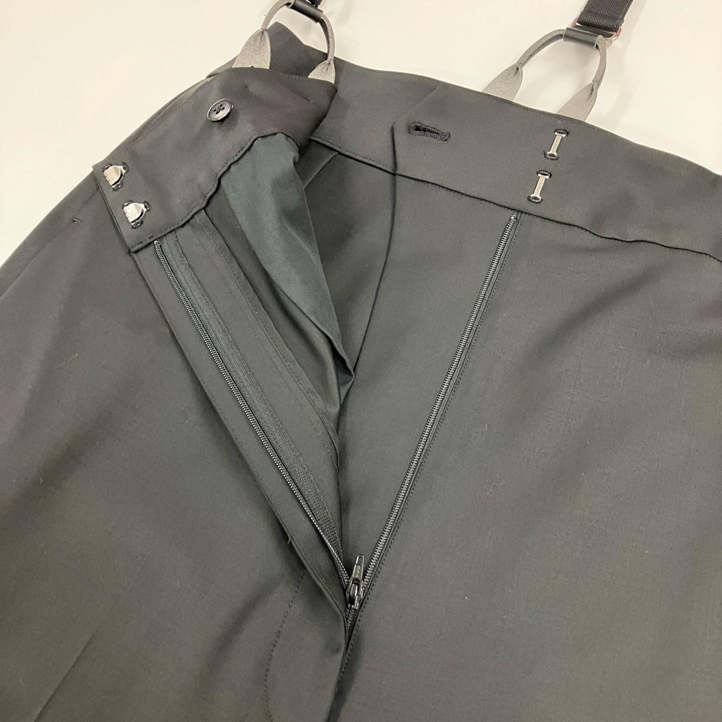 BEAUTY & YOUTH UNITED ARROWS | ビューティーアンドユースユナイテッドアローズ トロピカルハイウエストサスペンダーパンツ パンツ 1614-299-5998 ブラック サイズ：M【イオン広店】