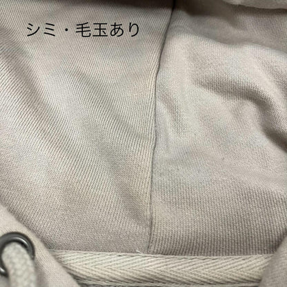EXAMPLE | イグザンプル ROUND LOGO HOODIE パーカー ベージュ サイズ：M【イオン広店】