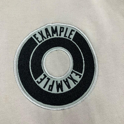 EXAMPLE | イグザンプル ROUND LOGO HOODIE パーカー ベージュ サイズ：M【イオン広店】
