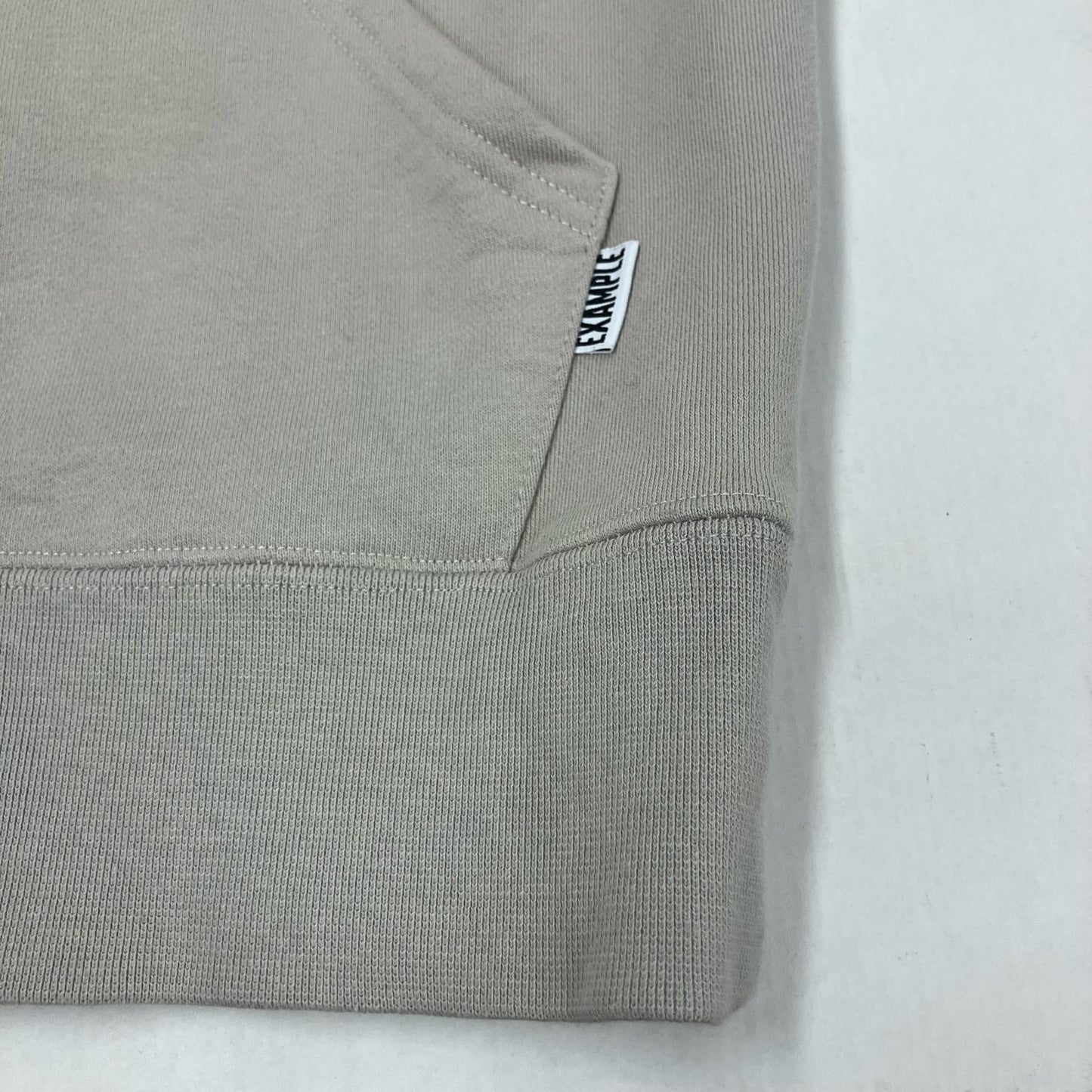 EXAMPLE | イグザンプル ROUND LOGO HOODIE パーカー ベージュ サイズ：M【イオン広店】
