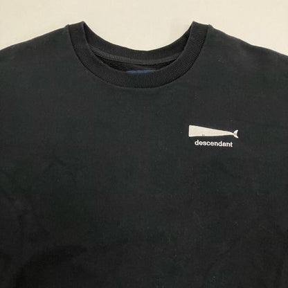 DESCENDANT | ディセンダント CACHALOT CREW NECK スウェット 222ATDS-CSM33 ブラック サイズ：1【イオン広店】