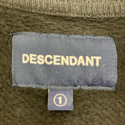 DESCENDANT | ディセンダント CACHALOT CREW NECK スウェット 222ATDS-CSM33 ブラック サイズ：1【イオン広店】