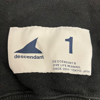 DESCENDANT | ディセンダント CACHALOT CREW NECK スウェット 222ATDS-CSM33 ブラック サイズ：1【イオン広店】