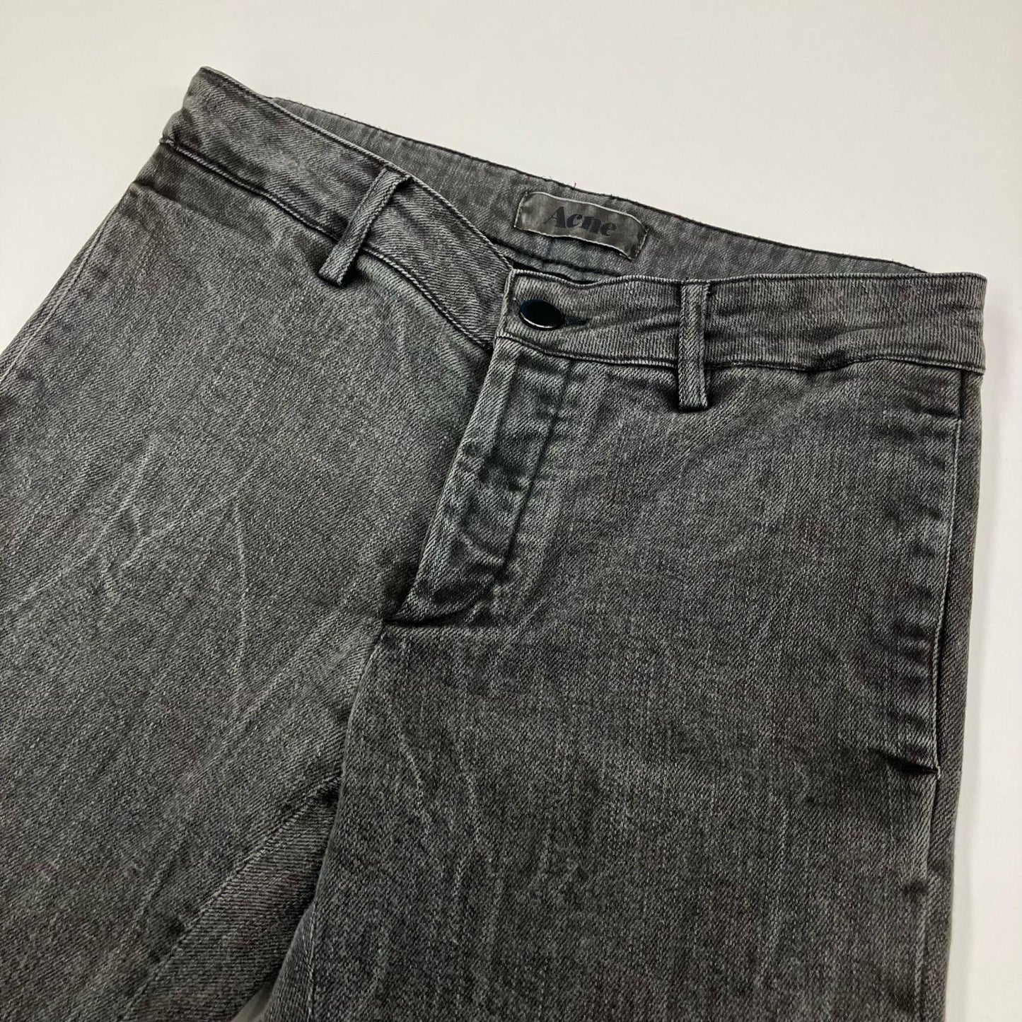 ACNE スキニーパンツ チャコールグレー サイズ：25【イオン広店】