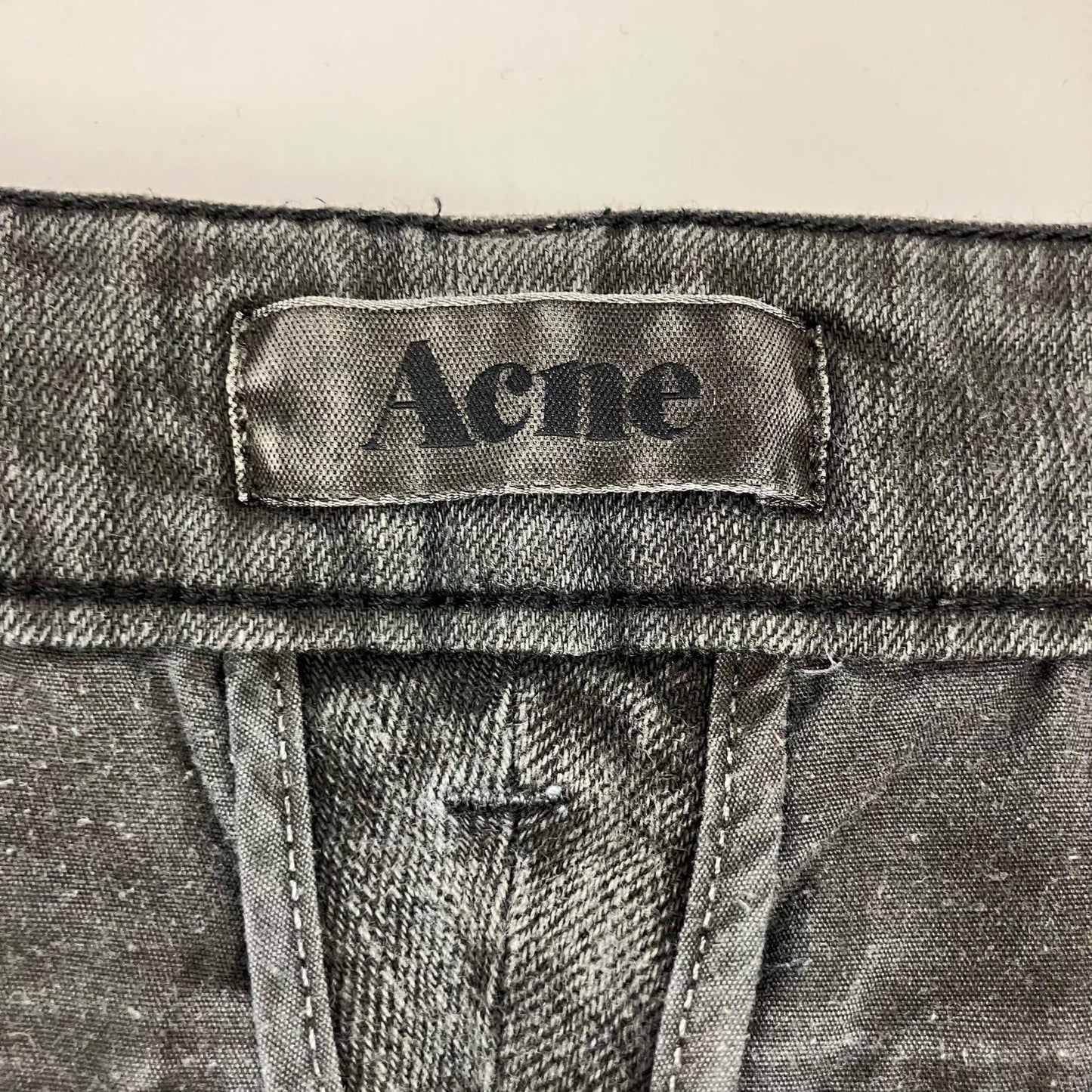ACNE スキニーパンツ チャコールグレー サイズ：25【イオン広店】