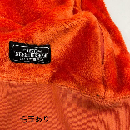 NEIGHBORHOOD | ネイバーフッド POLAR HOODED LONG SLEEVE パーカー 192FPNH-CSM08 オレンジ サイズ：L【イオン広店】