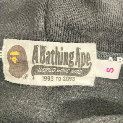 A BATHING APE | アベイシングエイプ SEQUIN APE HEAD HOODIE ワンピース 0010PG302509X ブラック サイズ：S【イオン広店】