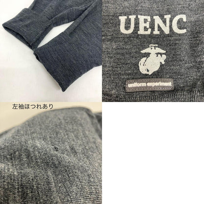 uniform experiment | ユニフォームエクスペリメント カーディガン UE-101091 チャコールグレー サイズ：2【イオン広店】