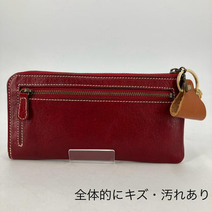 Dakota | ダコタ フォンス L字ファスナー 長財布 長財布 0030557 レッド【イオン広店】