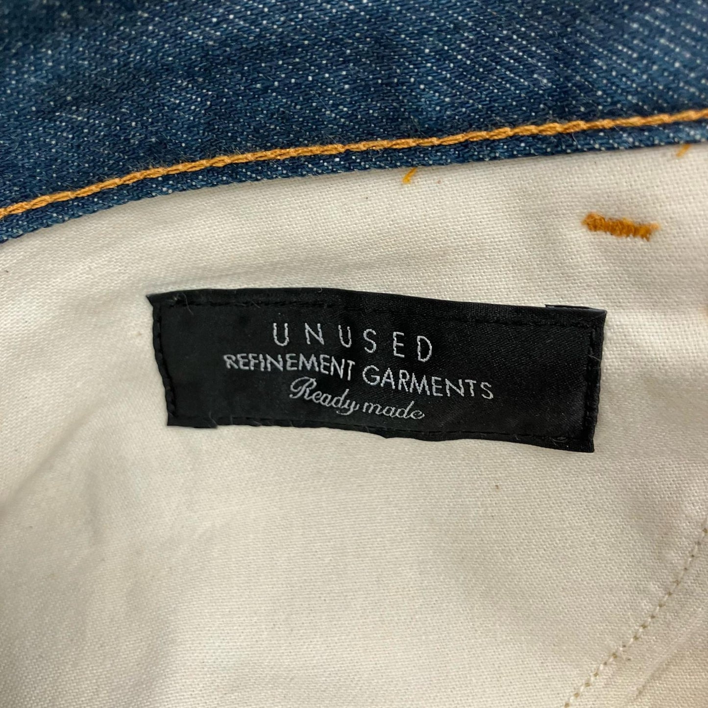 UNUSED | アンユーズド リジットデニム デニムパンツ UW0397 インディゴ サイズ：1【イオン広店】