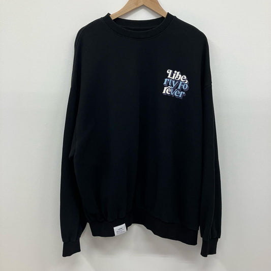 LF LOGO CREWNECK SWEAT LIBERE スウェット ブラック サイズ：L【イオン広店】