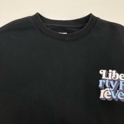 LF LOGO CREWNECK SWEAT LIBERE スウェット ブラック サイズ：L【イオン広店】