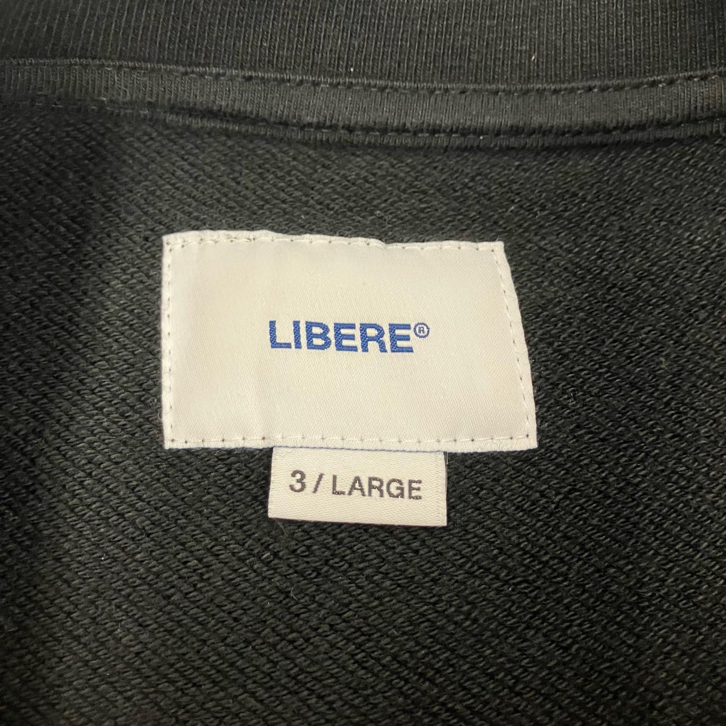LF LOGO CREWNECK SWEAT LIBERE スウェット ブラック サイズ：L【イオン広店】