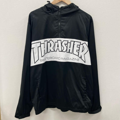 THRASHER | スラッシャー MAG ANORAK-PK パーカー TH5160 ブラック サイズ：XL【イオン広店】