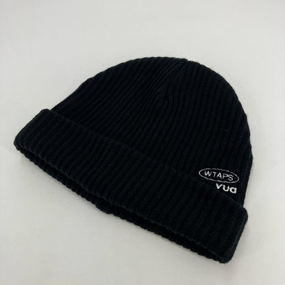 W)TAPS | ダブルタップス BEANIE05 ニットキャップ ブラック【イオン広店】