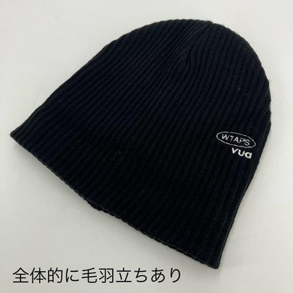 W)TAPS | ダブルタップス BEANIE05 ニットキャップ ブラック【イオン広店】