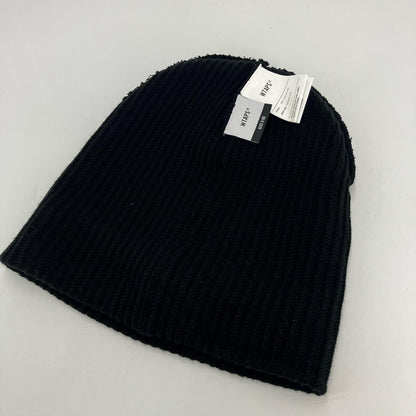 W)TAPS | ダブルタップス BEANIE05 ニットキャップ ブラック【イオン広店】