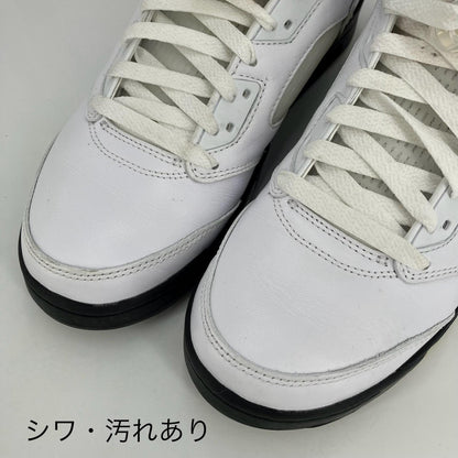 NIKE AIR JORDAN | ナイキ　エアー　ジョーダン Air Jordan 5 Retro 'White and Black' スニーカー DD0587-110 ホワイト 26.5cm【イオン広店】