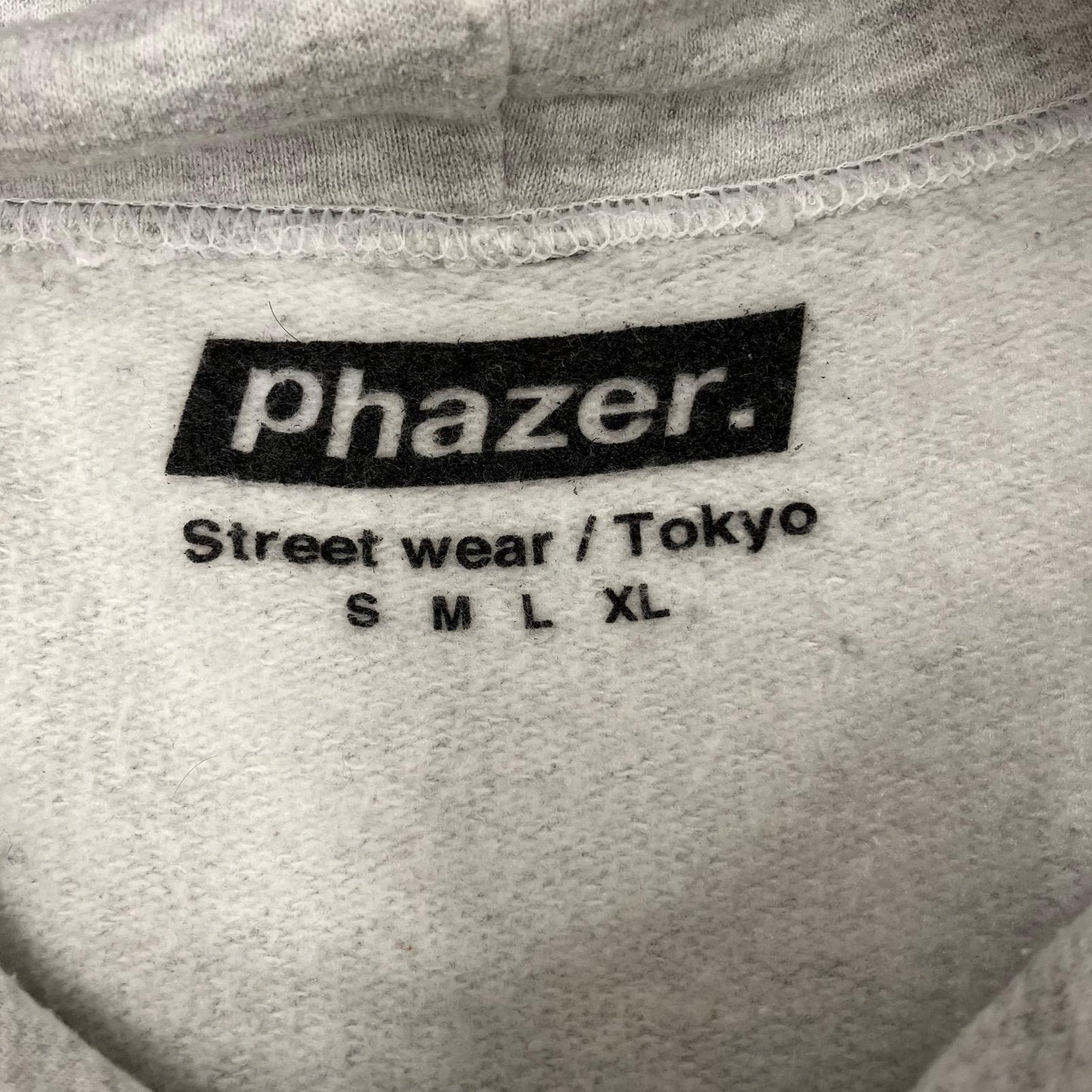 Phazer | フェイザー パーカー グレー サイズ：XL【イオン広店】