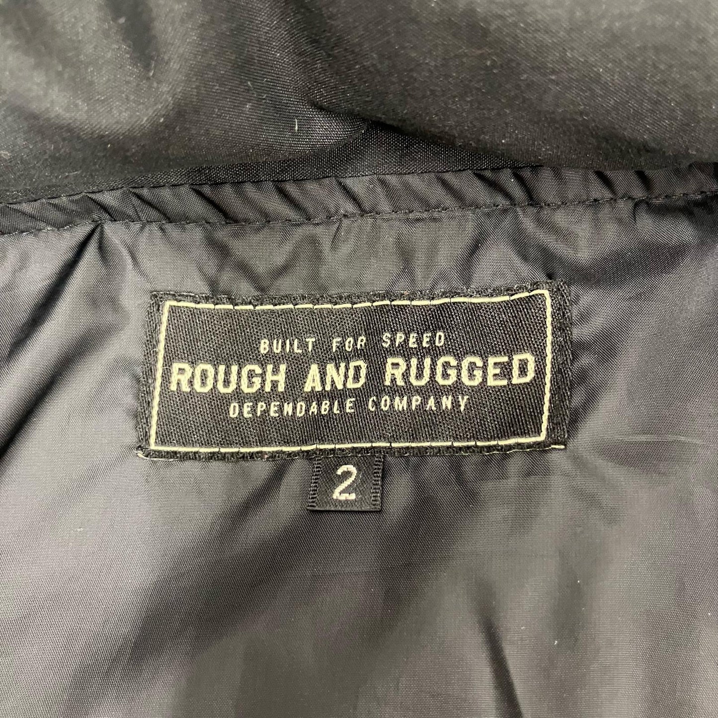 ROUGH and RUGGED | ラフアンドラゲッド 中綿ジャケット ブラック サイズ：2【イオン広店】