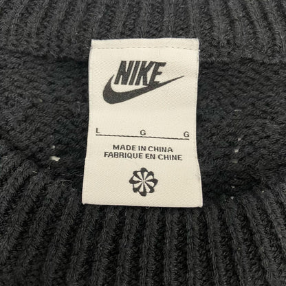 NIKE | ナイキ ケーブルニット ニット DQ5177-010 ブラック サイズ：L【イオン広店】