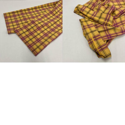 X-girl | エックスガール PLAID STRAIGHT LEG PANTS パンツ 105231031006 イエロー サイズ：M【イオン広店】