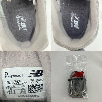NEW BALANCE | ニューバランス 878 スニーカー CM878MC1 グレー 28.5cm【イオン広店】