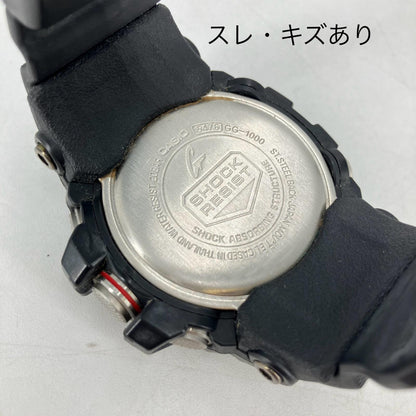 G-SHOCK | ジーショック MASTER OF G - LAND MUDMASTER アナデジクォーツ 腕時計 GG-1000-1AJF ブラック【イオン広店】