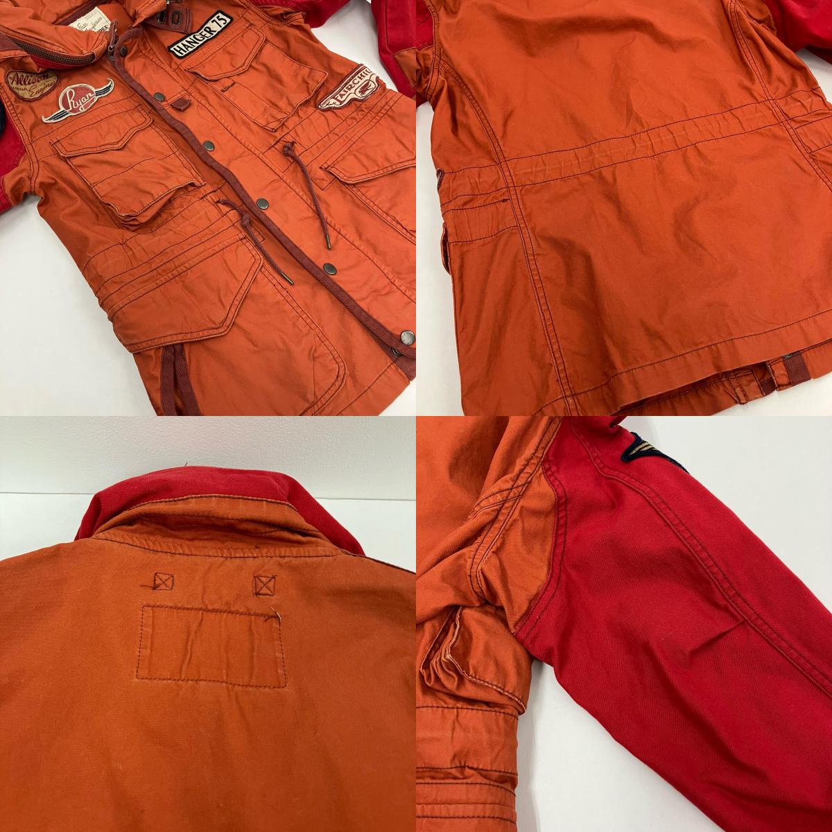 AVIREX | アヴィレックス WAPPEN FIELD JACKET ブルゾン 6132048 オレンジ サイズ：M【イオン広店】