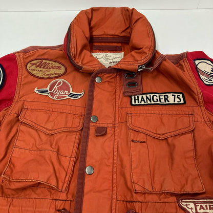 AVIREX | アヴィレックス WAPPEN FIELD JACKET ブルゾン 6132048 オレンジ サイズ：M【イオン広店】