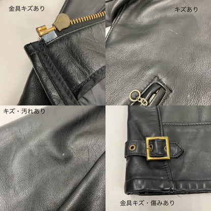 schott | ショット ライナー欠品 レザー AT101 ブラック サイズ：34【イオン広店】