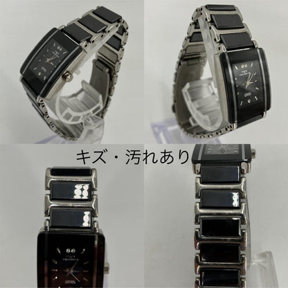 TECHNOS | テクノス TSL906 Series セラミック 腕時計 TSL906 ブラック【イオン広店】