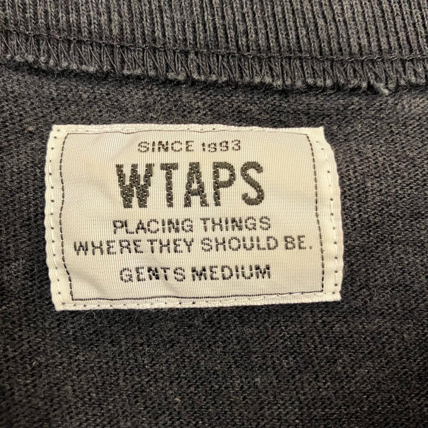 W)TAPS | ダブルタップス DESIGN SS 04/TEE.COTTON 半袖Ｔシャツ 161ATDT-CSM06 ブラック【イオン広店】