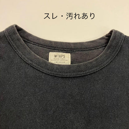 W)TAPS | ダブルタップス DESIGN SS 04/TEE.COTTON 半袖Ｔシャツ 161ATDT-CSM06 ブラック【イオン広店】