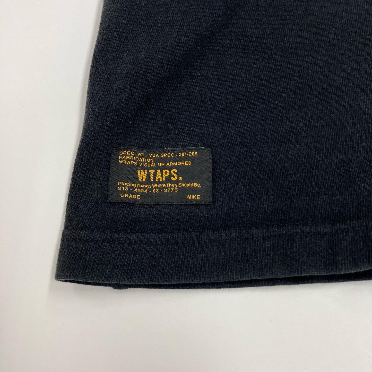 W)TAPS | ダブルタップス DESIGN SS 04/TEE.COTTON 半袖Ｔシャツ 161ATDT-CSM06 ブラック【イオン広店】