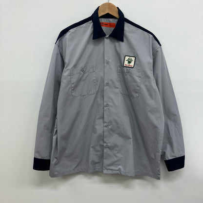 RADIALL | ラディアル TRUE DEAL COLLARED 長袖シャツ RAD-22AW-SH001 グレー サイズ：L【イオン広店】