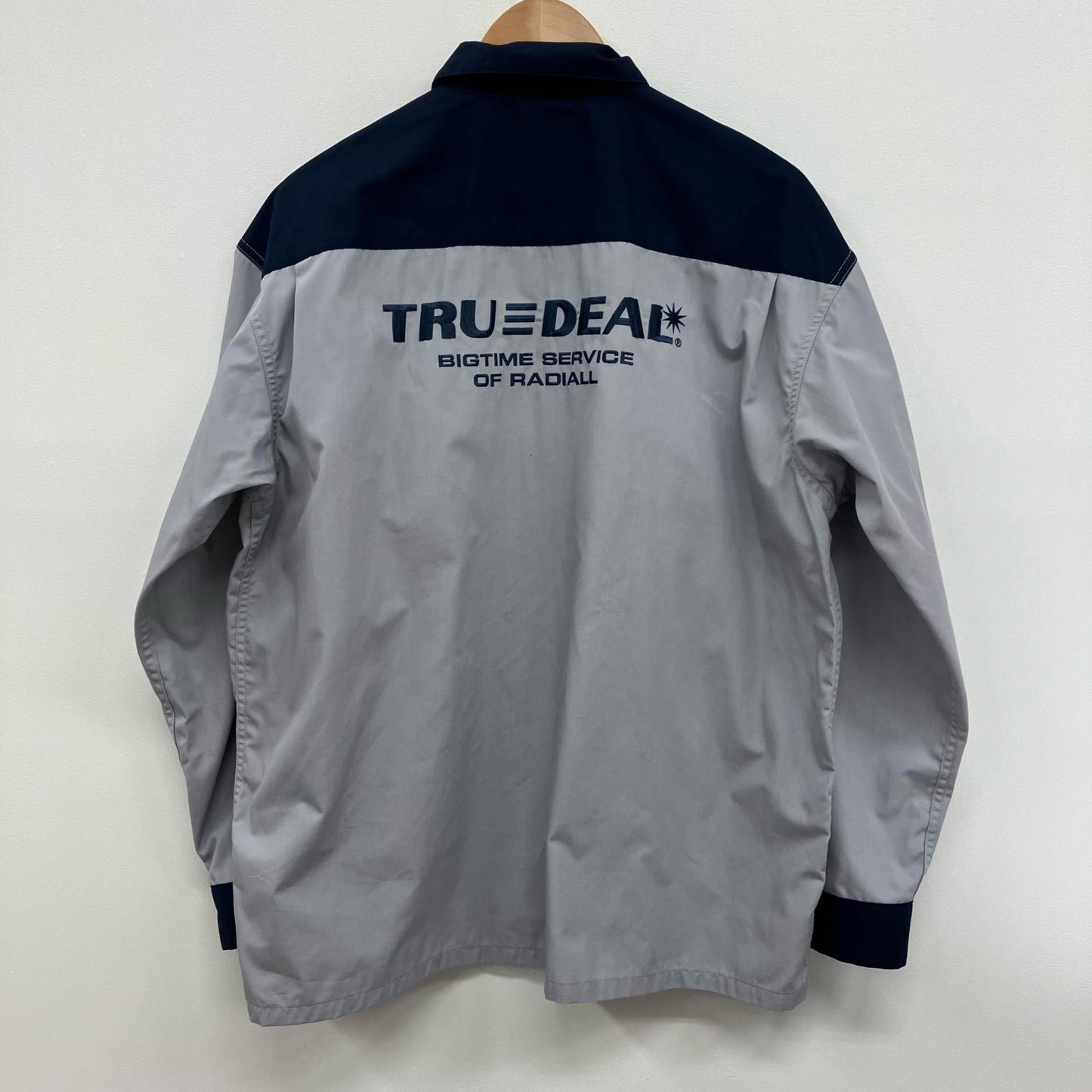 RADIALL | ラディアル TRUE DEAL COLLARED 長袖シャツ RAD-22AW-SH001 グレー サイズ：L【イオン広店】