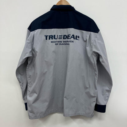 RADIALL | ラディアル TRUE DEAL COLLARED 長袖シャツ RAD-22AW-SH001 グレー サイズ：L【イオン広店】