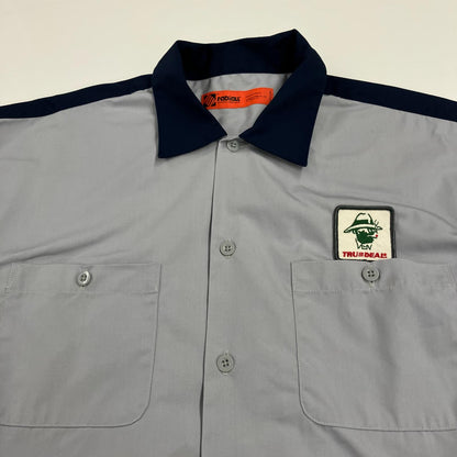 RADIALL | ラディアル TRUE DEAL COLLARED 長袖シャツ RAD-22AW-SH001 グレー サイズ：L【イオン広店】