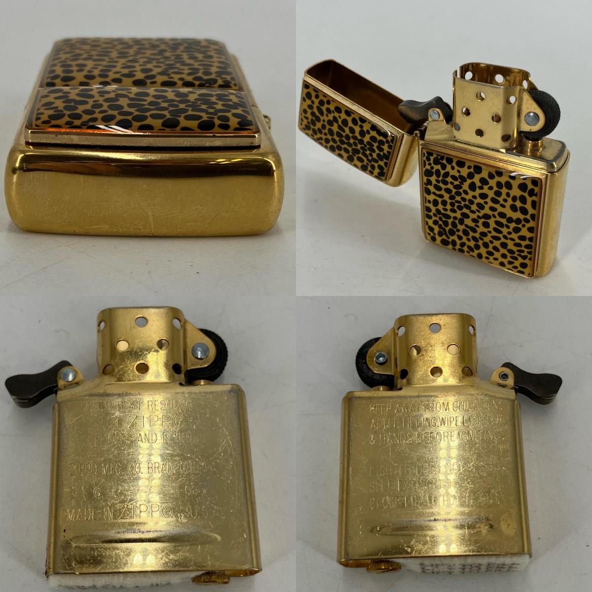 ZIPPO | ジッポ LARKコラボ レオパード ライター ゴールド【イオン広店】