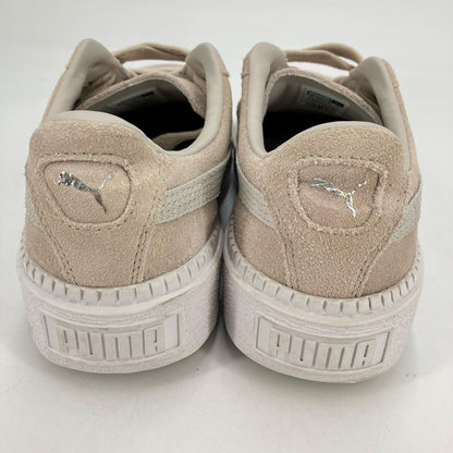 PUMA | プーマ SUEDE PLATFORM スニーカー 369842-01 ベージュ 23.5cm【イオン広店】