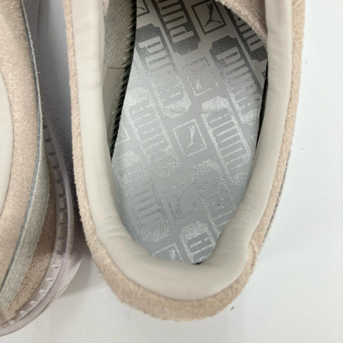 PUMA | プーマ SUEDE PLATFORM スニーカー 369842-01 ベージュ 23.5cm【イオン広店】