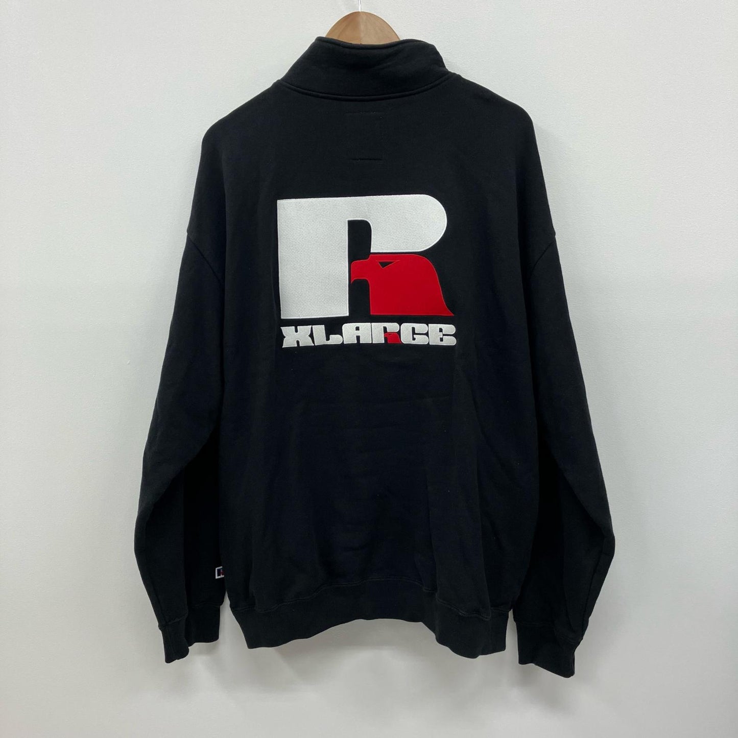 X-LARGE | エクストララージ HALFZIP SWEAT スウェット RC-22310XL ブラック サイズ：XL【イオン広店】