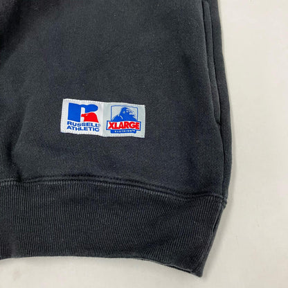 X-LARGE | エクストララージ HALFZIP SWEAT スウェット RC-22310XL ブラック サイズ：XL【イオン広店】