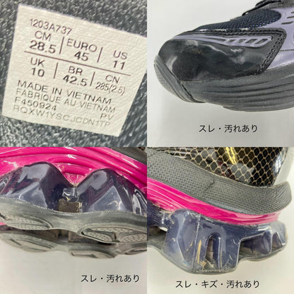asics | アシックス Gel-Kinetic Fluent スニーカー 1203A737-001 ブラック 28.5cm【イオン広店】