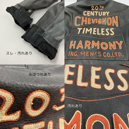 CHEVIGNON ライダースジャケット ブラック サイズ：M【イオン広店】