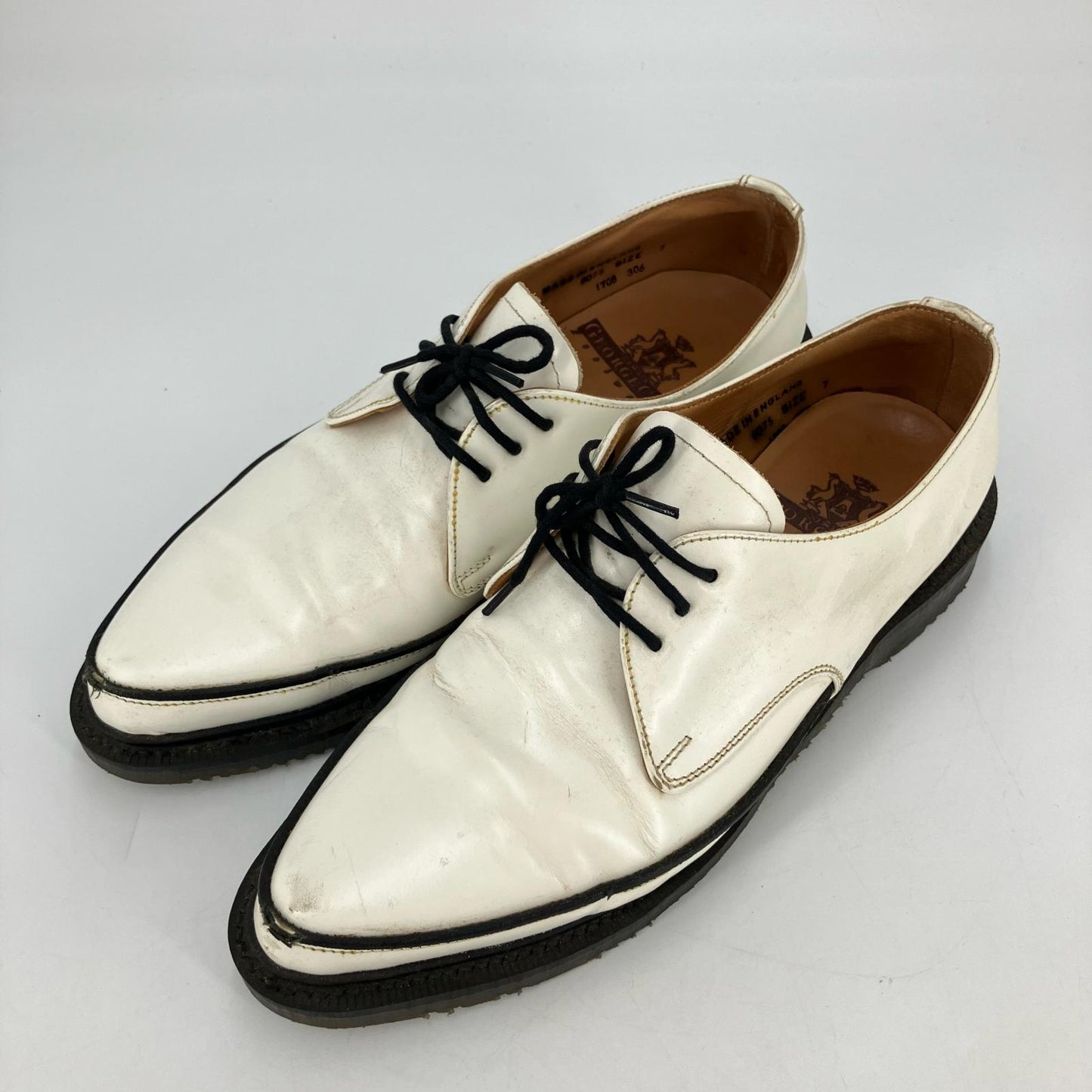 GEORGE COX | ジョージコックス 8075 その他靴 ホワイト【イオン広店】