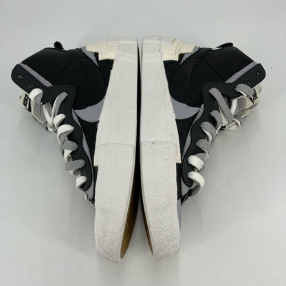 NIKE | ナイキ sacai × NIKE BLAZER MID スニーカー BV0072-002 ブラック 26.5cm【イオン広店】