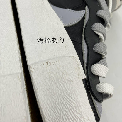 NIKE | ナイキ sacai × NIKE BLAZER MID スニーカー BV0072-002 ブラック 26.5cm【イオン広店】