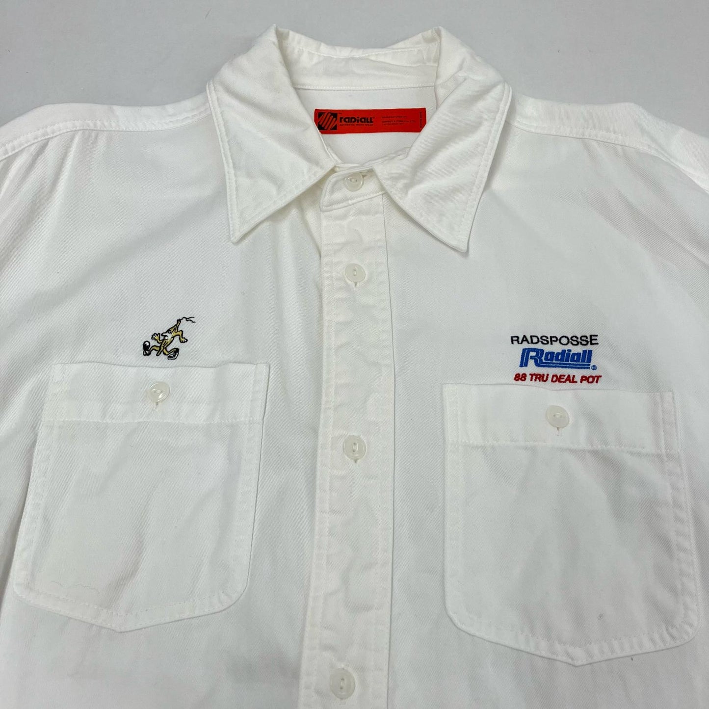 RADIALL | ラディアル IPPUKU - REGULAR COLLARED SHIRT 長袖シャツ RAD-24SS-SH014 ホワイト サイズ：L【イオン広店】
